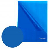 Папка-уголок А4, синяя, 0,10 мм, Brauberg Extra